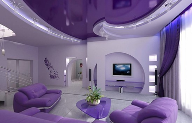 Многоуровневые натяжные потолки 2