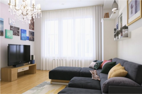 Ремонт гостиной комнаты